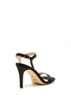 Menbur Square Toe Heeled Sandals, Black