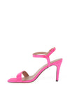 Menbur Square Toe Heeled Sandals, Pink