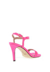 Menbur Square Toe Heeled Sandals, Pink