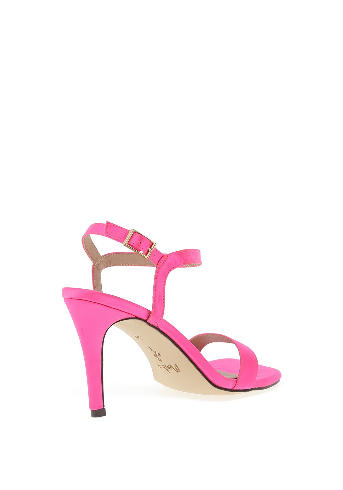 Menbur Square Toe Heeled Sandals, Pink