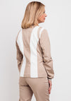 Meri Esca Colour Block Jacket, Beige & White