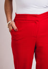Meri Esca Slim Fit Trousers, Red