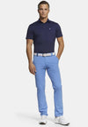 Meyer Augusta High Performance 4 Way Stretch Golf Chinos, Light Blue