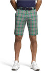 Meyer Checked Golf Bermuda Shorts, Green