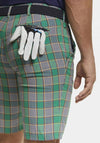 Meyer Checked Golf Bermuda Shorts, Green