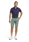 Meyer Checked Golf Bermuda Shorts, Green