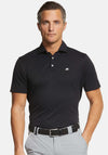 Meyer Rory High Performance Pique Polo Shirt, Black