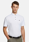 Meyer Rory High Performance Pique Polo Shirt, White