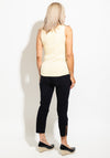 Micha Bow Neckline Vest Top, Lemon