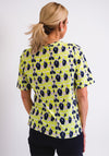 Leon Collection Tie Dye Print T-Shirt, Neon Yellow