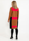Micha Colour Block Fine Knit Jumper Dress, Multi