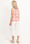 Micha Floral Print Vest Top, Pink Multi