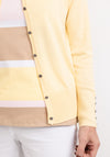 Micha Fine Knit Short Cardigan, Lemon