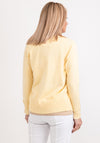 Micha Fine Knit Short Cardigan, Lemon