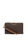 MICHAEL Michael Kors Adele Logo Smartphone Wallet, Brown