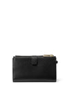 MICHAEL Micheal Kors Adele Pebbled Leather Smartphone Wallet, Black