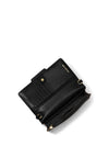 MICHAEL Michael Kors Heather Extra Small Leather Crossbody Bag, Black