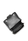 MICHAEL Michael Kors Heather Leather Shoulder Bag, Black