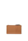 MICHAEl Michael Kors Jet Set Small Logo Card Holder Wallet, Vanilla & Acorn