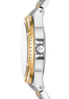 Michael Kors Lennox Pave Two Tone Watch, Silver & Gold