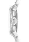 Michael Kors Mini Camille Pave Watch, Silver