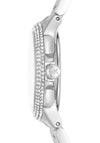 Michael Kors Pyper Pave Logo Watch, Silver