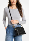 MICHAEL Michael Kors Quilted Leather Dome Crossbody Bag, Black