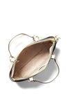MICHAEL Michael Kors Sullivan Small Logo Top Zip Tote Bag, Vanilla & Cream