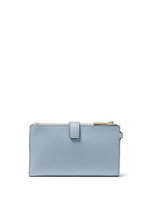 MICHAEL Michael Kors Adele Pebbled Leather Smartphone Wallet, Chambray