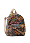 MICHAEL Michael Kors XS Slater Canvas Monogram Messenger Backpack, Brown Multi