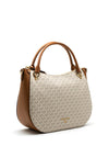 MICHAEL Michael Kors Harper Satchel Bag, Vanilla & Acorn