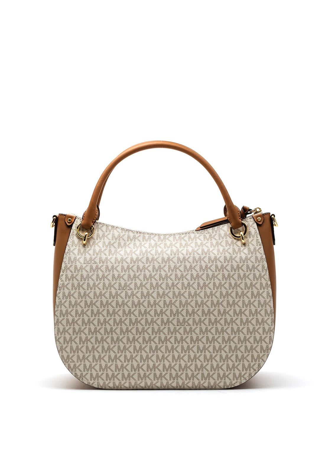 MICHAEL Michael Kors Harper Satchel Bag, Vanilla & Acorn