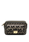 MICHAEL Michael Kors Bradshaw Knit Logo Crossbody Bag, Black