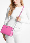 MICHAEL Michael Kors Small Pebbled Leather Crossbody Bag, Cerise
