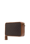 MICHAEL Michael Kors Jet Set Pleated Crossbody Bag, Brown & Acorn