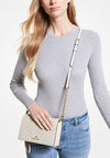 MICHAEL Michael Kors Jet Set Logo Small Crossbody Bag, Vanilla