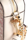 MICHAEL Michael Kors Jet Set Graphic Logo Crossbody Bag, Smokey Rose Multi