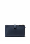 MICHAEL Michael Kors Jet Set Pebbled Leather Smartphone Wallet, Navy