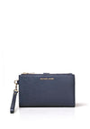 MICHAEL Michael Kors Jet Set Pebbled Leather Smartphone Wallet, Navy