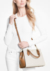 MICHAEL Michael Kors Marilyn Grab Bag, Vanilla & Acorn