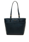 MICHAEL Michael Kors Medium Pebbled Leather Top Zip Tote, Navy