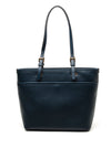 MICHAEL Michael Kors Medium Pebbled Leather Top Zip Tote, Navy
