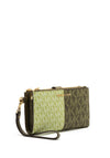 MICHAEL Michael Kors Colour Block Logo Smartphone Wallet, Sage & Olive
