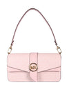 MICHAEL Michael Kors Greenwich Graphic Logo Shoulder Bag, Smokey Rose