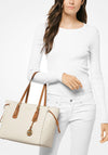 MICHAEL Michael Kors Voyager Medium Tote Bag, Vanilla