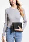 MICHAEL Michael Kors Jet Set Flap Over Small Crossbody Bag, Black