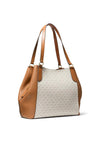 MICHAEL Michael Kors Molly Signature Large Shoulder Bag, Vanilla & Acorn
