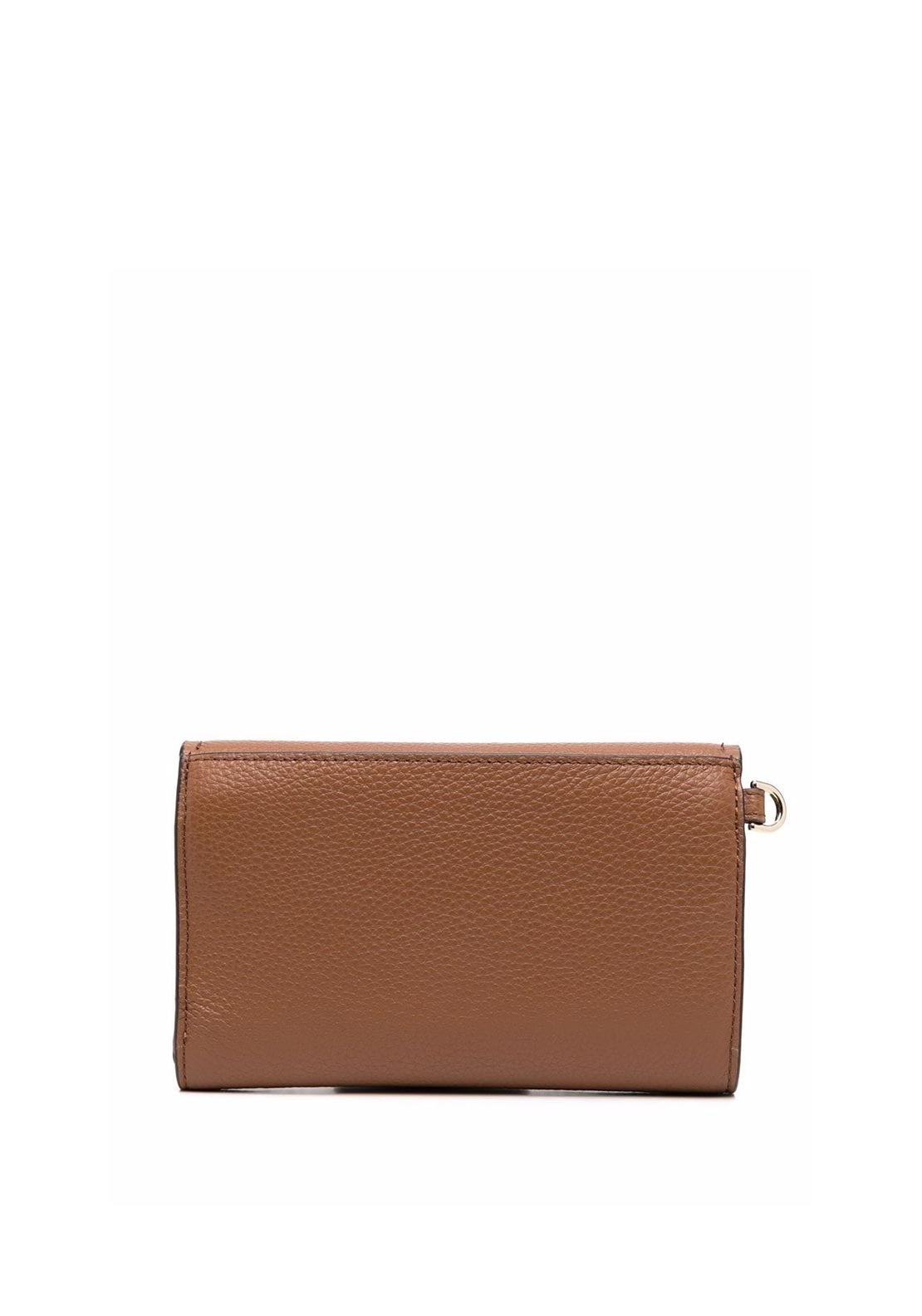 MICHAEL Michael Kors Luggage Pebbled Leather Wristlet, Tan