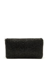 Zen Collection Diamante Mesh Clutch Bag, Black