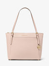 Michael Kors Voyager Large Saffiano Leather Top-Zip Tote Bag, Soft Pink